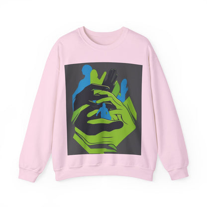 boostlete-mile-by-mile-scene-athlete-offset-modern-0824 — Unisex Heavy Blend Crewneck (G18000)