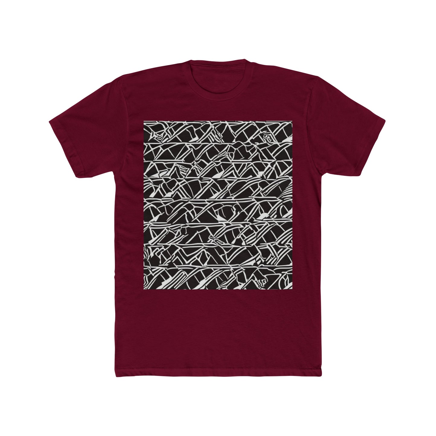 boostlete-boost-mode-pattern-stair-steps-athletic-0311 — Unisex Cotton Crew Tee (NL 3600)