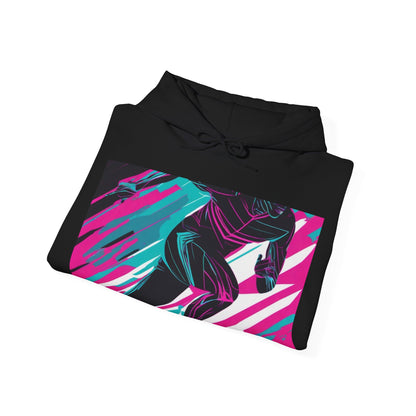 boostlete-mile-by-mile-scene-sprinter-motion-modern-0828 — Unisex Heavy Blend Hoodie (G18500)