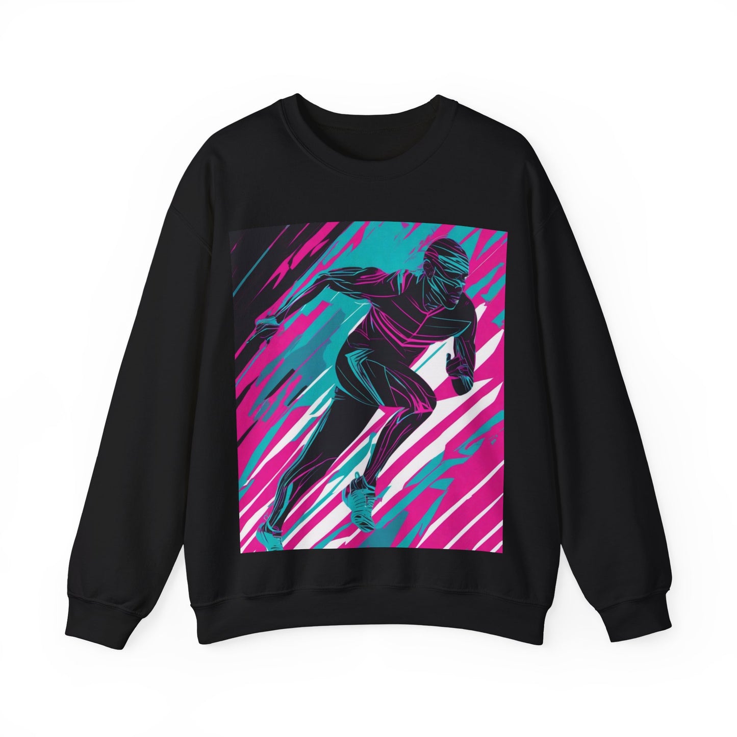 boostlete-mile-by-mile-scene-sprinter-motion-modern-0828 — Unisex Heavy Blend Crewneck (G18000)