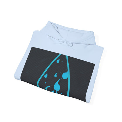 boostlete-iron-intent-icon-water-grainy-vector-0762 — Unisex Heavy Blend Hoodie (G18500)