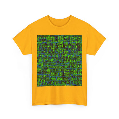 boostlete-mile-by-mile-pattern-plate-number-blueprint-0147 — Unisex Heavy Cotton Tee (Gildan 5000)