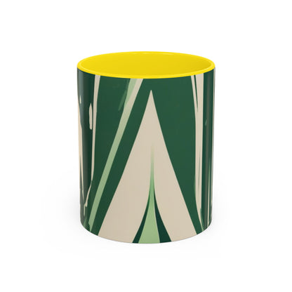 boostlete-quiet-power-icon-water-glitch-retro-0186 — Accent Mug 11oz/15oz