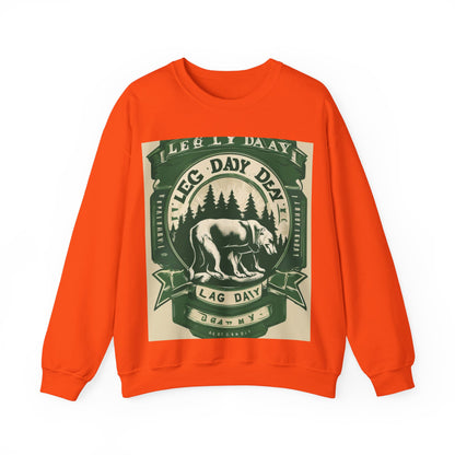 boostlete-quiet-power-type-leg-day-loyal-micro-badge-0357 — Unisex Heavy Blend Crewneck (G18000)