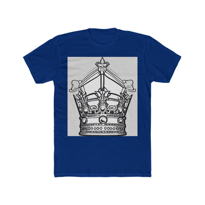 boostlete-quiet-power-icon-crown-outline-badge-0130 — Unisex Cotton Crew Tee (NL 3600)