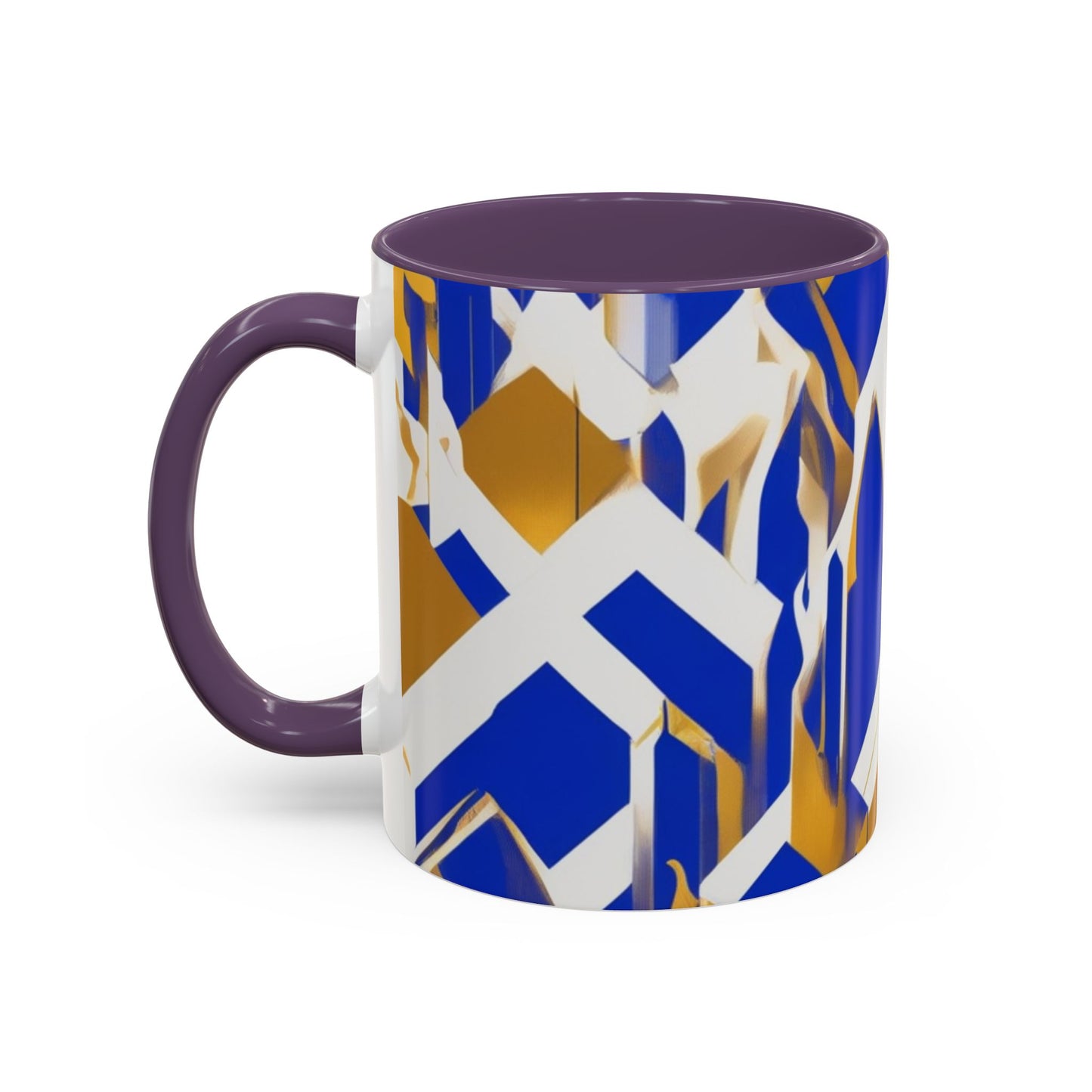 boostlete-field-day-icon-flame-glitch-geometric-0090 — Accent Mug 11oz/15oz