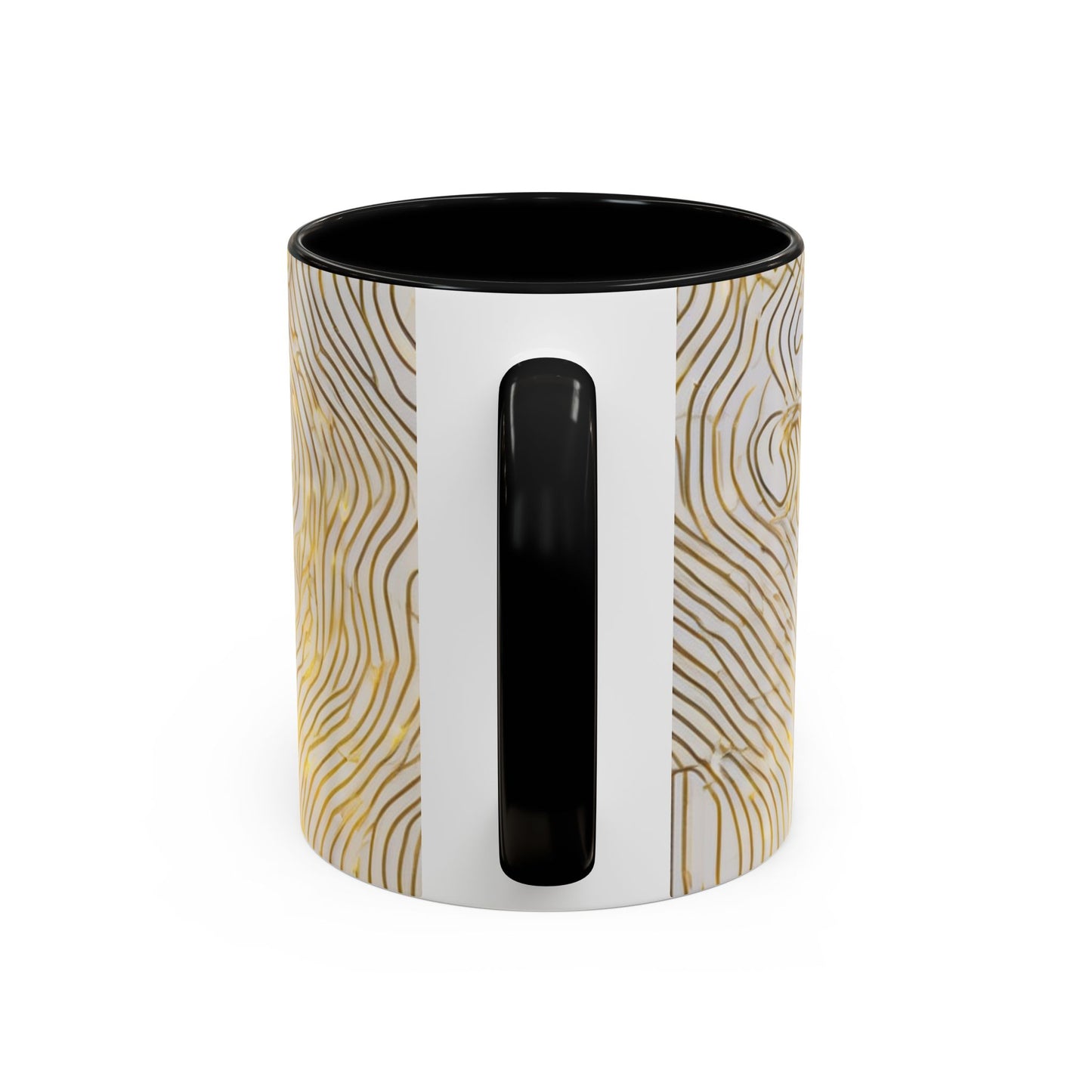 boostlete-iron-intent-scene-lunge-neon-line-art-0392 — Accent Mug 11/15oz