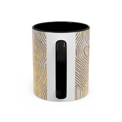 boostlete-iron-intent-scene-lunge-neon-line-art-0392 — Accent Mug 11/15oz