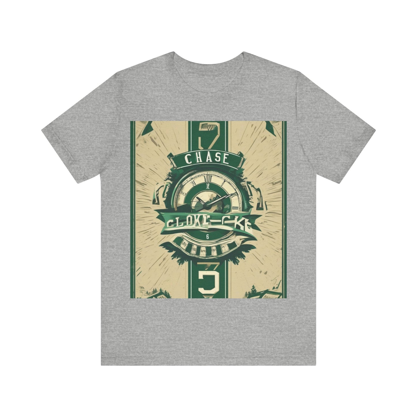 boostlete-mile-by-mile-type-chase-the-clock-banner-athletic-0013 — Unisex Jersey Short Sleeve (B+C 3001)