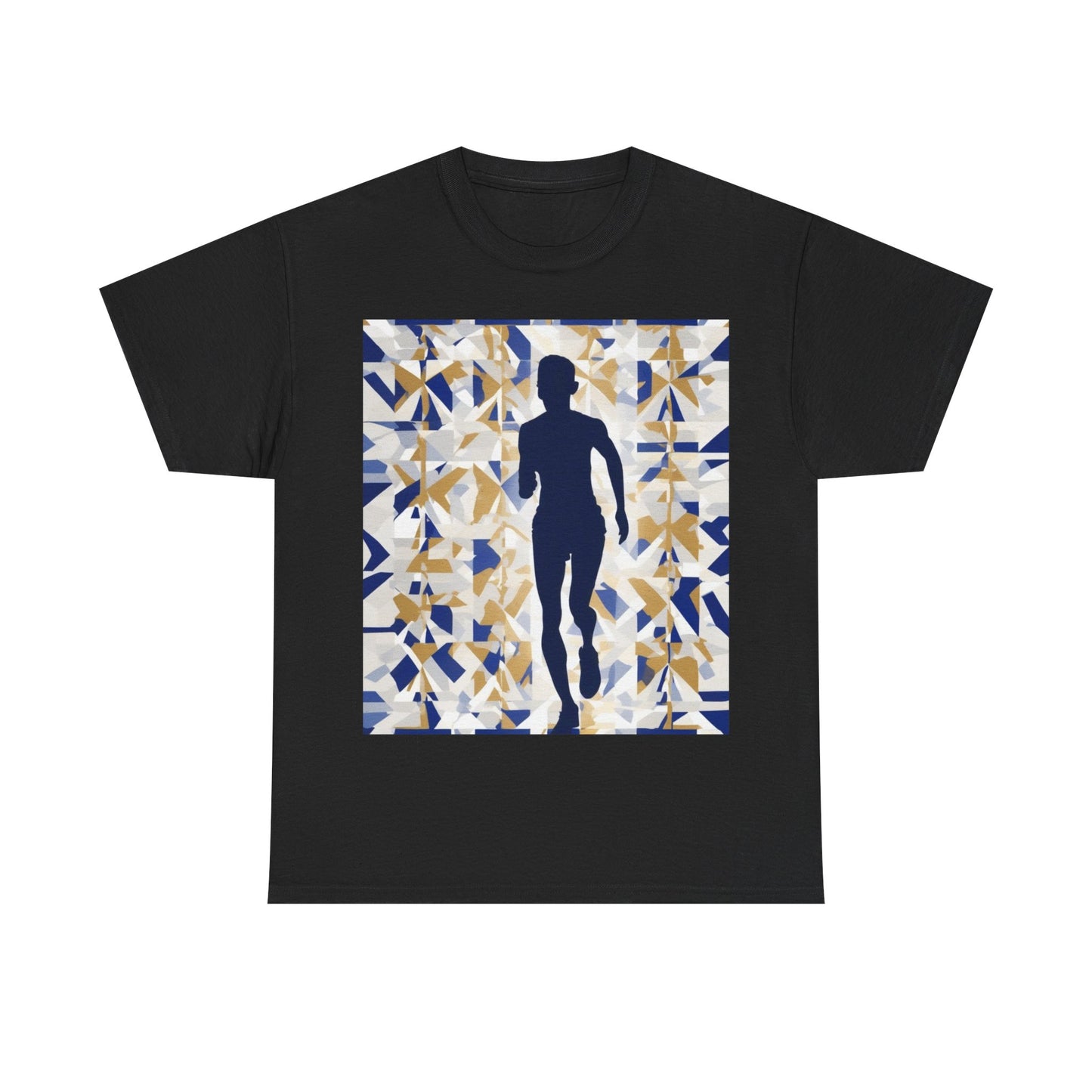 boostlete-recovery-progress-scene-marathoner-matte-geometric-0448 — Unisex Heavy Cotton Tee (Gildan 5000)