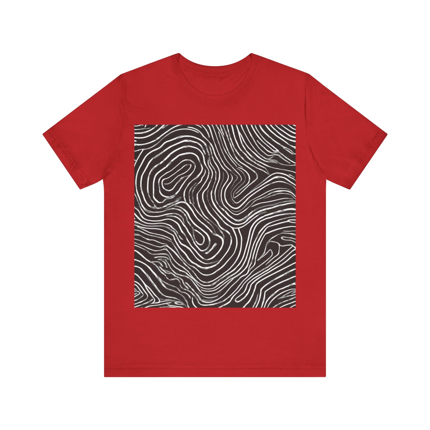 boostlete-field-day-pattern-topographic-badge-0307 — Unisex Jersey Short Sleeve (B+C 3001)