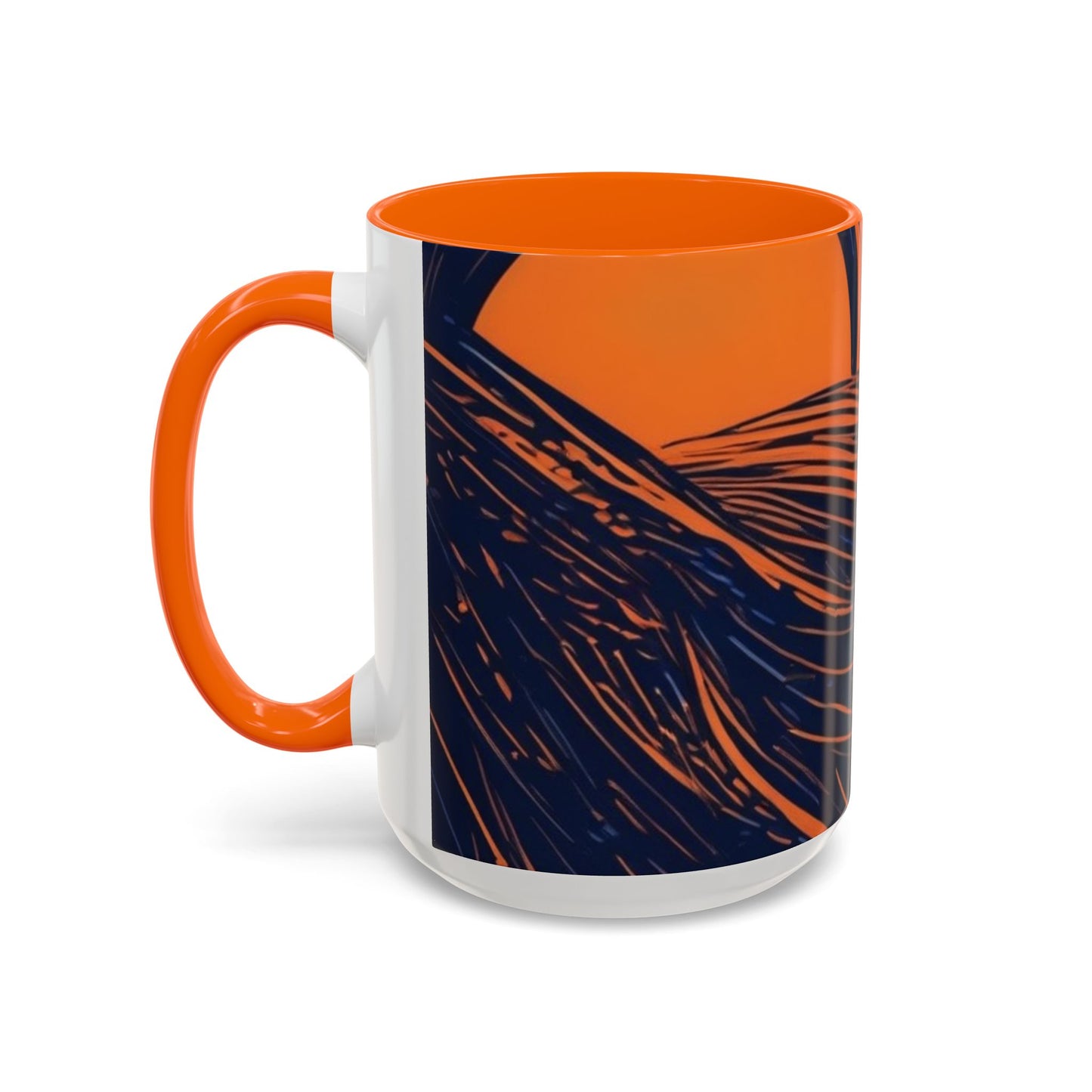 boostlete-rise-grind-icon-sunrise-speed-line-art-0202 — Accent Mug 11oz/15oz
