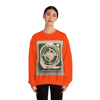 boostlete-mile-by-mile-icon-target-3d-modern-0306 — Unisex Heavy Blend Crewneck (G18000)