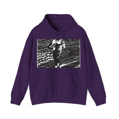 boostlete-headspace-scene-marathoner-speed-geometric-0816 — Unisex Heavy Blend Hoodie (G18500)