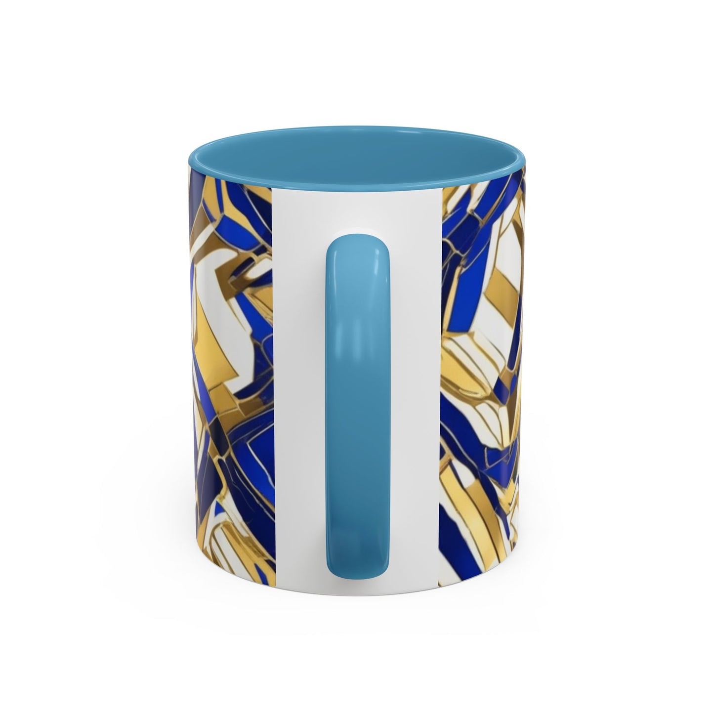 boostlete-boost-mode-pattern-hex-athletic-0611 — Accent Mug 11/15oz