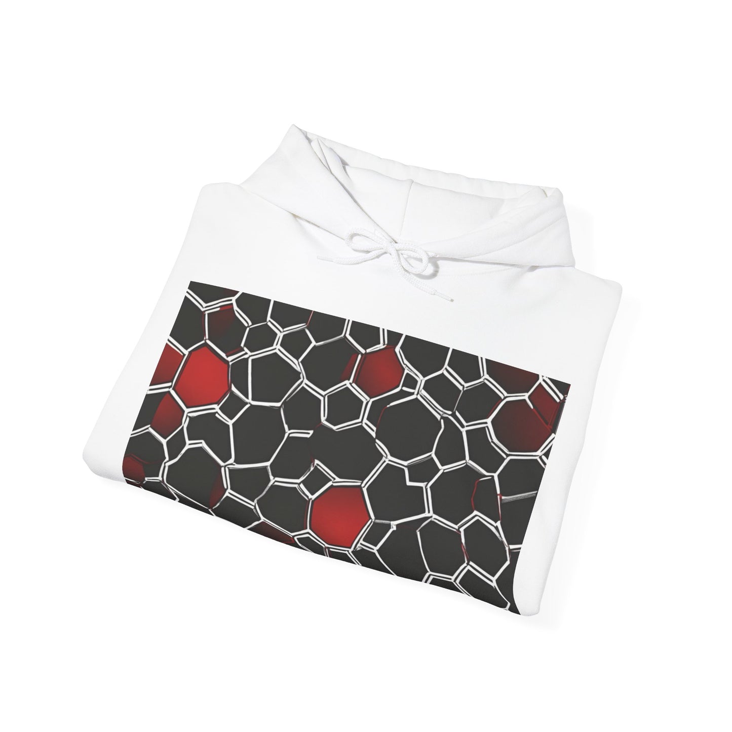 boostlete-quiet-power-pattern-hex-vector-0039 — Unisex Heavy Blend Hoodie (G18500)