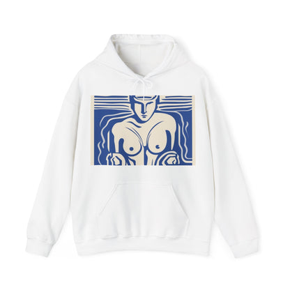 boostlete-boost-mode-icon-swimmer-motion-vector-0062 — Unisex Heavy Blend Hooded Sweatshirt (Gildan)