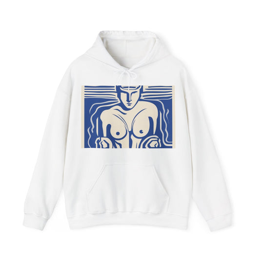 boostlete-boost-mode-icon-swimmer-motion-vector-0062 — Unisex Heavy Blend Hooded Sweatshirt (Gildan)