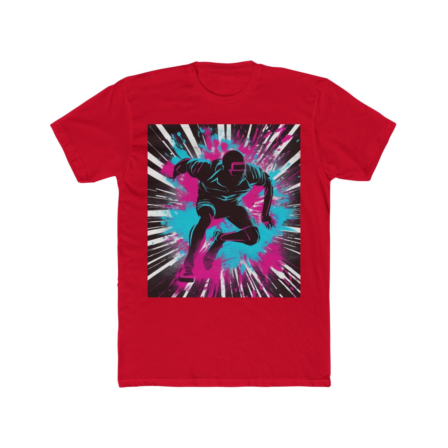 boostlete-recovery-progress-scene-sprinter-chalk-bold-0220 — Unisex Cotton Crew Tee (NL 3600)