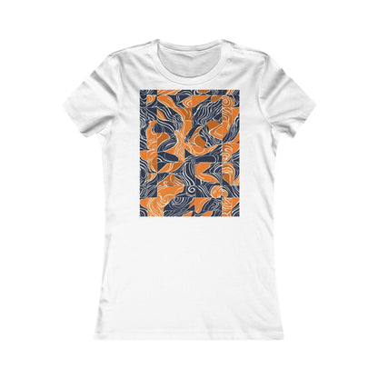 boostlete-rise-grind-pattern-sprint-vector-0207 — Women's Favorite Tee (B+C 6004)