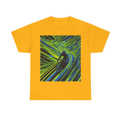 boostlete-am-crew-scene-cyclist-speed-isometric-0064 — Unisex Heavy Cotton Tee (Gildan 5000)