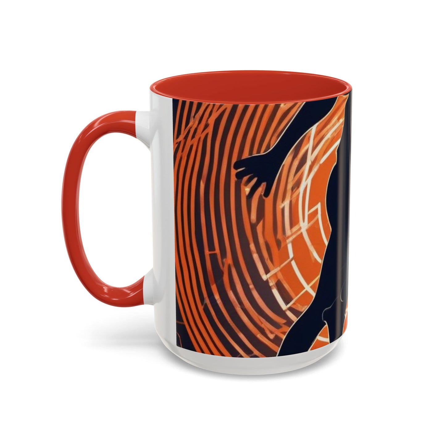 boostlete-iron-intent-scene-hurdler-neon-modern-0264 — Accent Mug 11oz/15oz