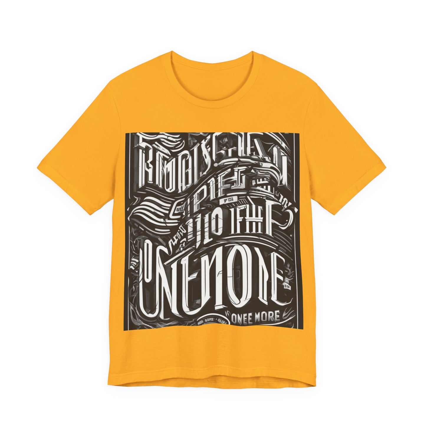 boostlete-mile-by-mile-type-one-more-split-line-art-0001 — Unisex Jersey Short Sleeve (B+C 3001)