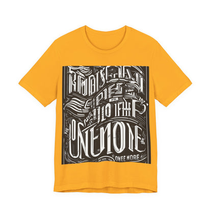 boostlete-mile-by-mile-type-one-more-split-line-art-0001 — Unisex Jersey Short Sleeve (B+C 3001)