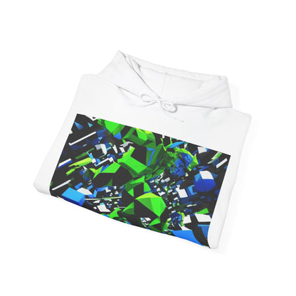 boostlete-pr-season-scene-sprinter-3d-geometric-0896 — Unisex Heavy Blend Hoodie (G18500)