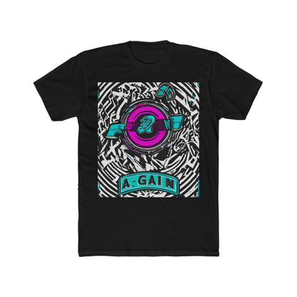 boostlete-boost-mode-type-again-badge-monoline-0293 — Unisex Cotton Crew Tee (NL 3600)