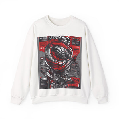 boostlete-field-day-type-chase-capacity-big-monoline-0813 — Unisex Heavy Blend Crewneck (G18000)