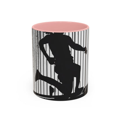 boostlete-am-crew-scene-hurdler-halftone-badge-0956 — Accent Mug 11/15oz