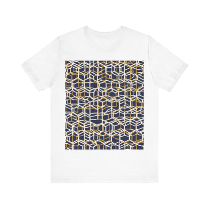 boostlete-am-crew-pattern-hex-industrial-0131 — Unisex Jersey Short Sleeve (B+C 3001)