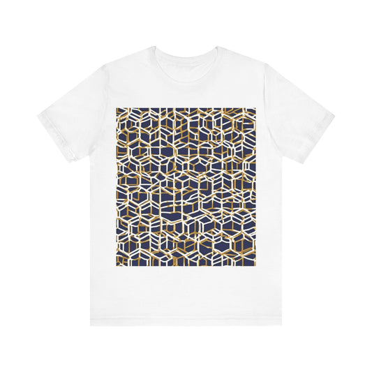 boostlete-am-crew-pattern-hex-industrial-0131 — Unisex Jersey Short Sleeve (B+C 3001)