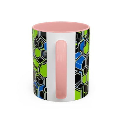 boostlete-recovery-progress-pattern-hex-blueprint-0007 — Accent Mug 11oz/15oz