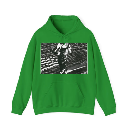 boostlete-headspace-scene-marathoner-speed-geometric-0816 — Unisex Heavy Blend Hoodie (G18500)