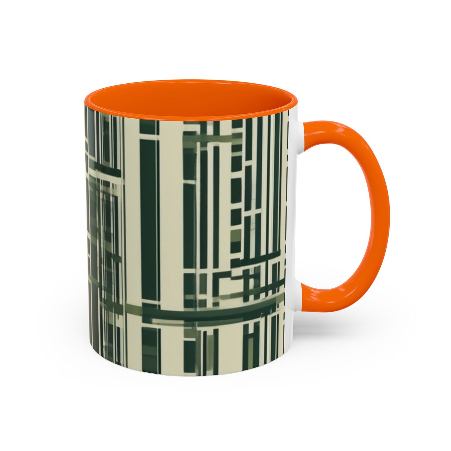 boostlete-quiet-power-pattern-barcode-blueprint-0167 — Accent Mug 11/15oz