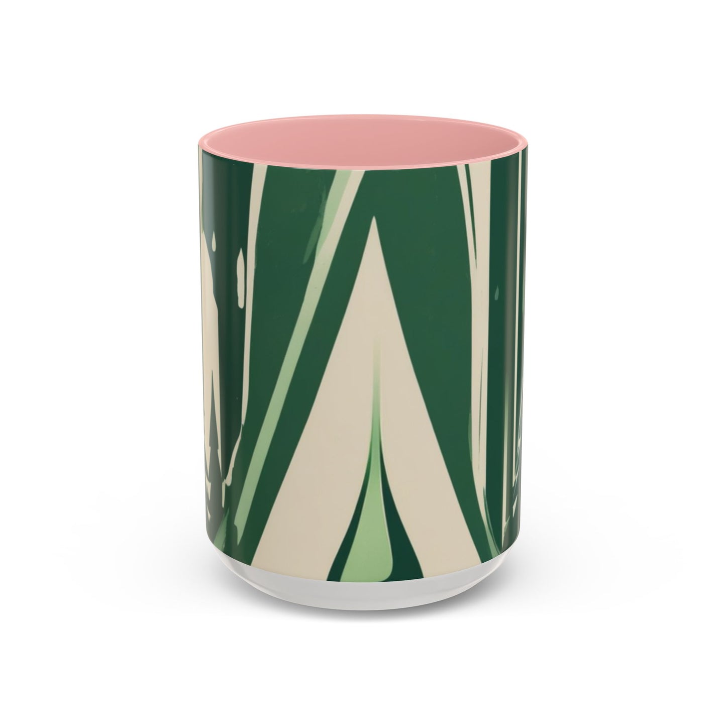 boostlete-quiet-power-icon-water-glitch-retro-0186 — Accent Mug 11oz/15oz