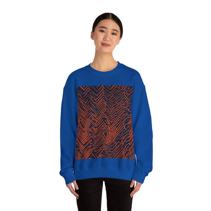 boostlete-field-day-pattern-ekg-modern-0087 — Unisex Heavy Blend Crewneck Sweatshirt (Gildan)