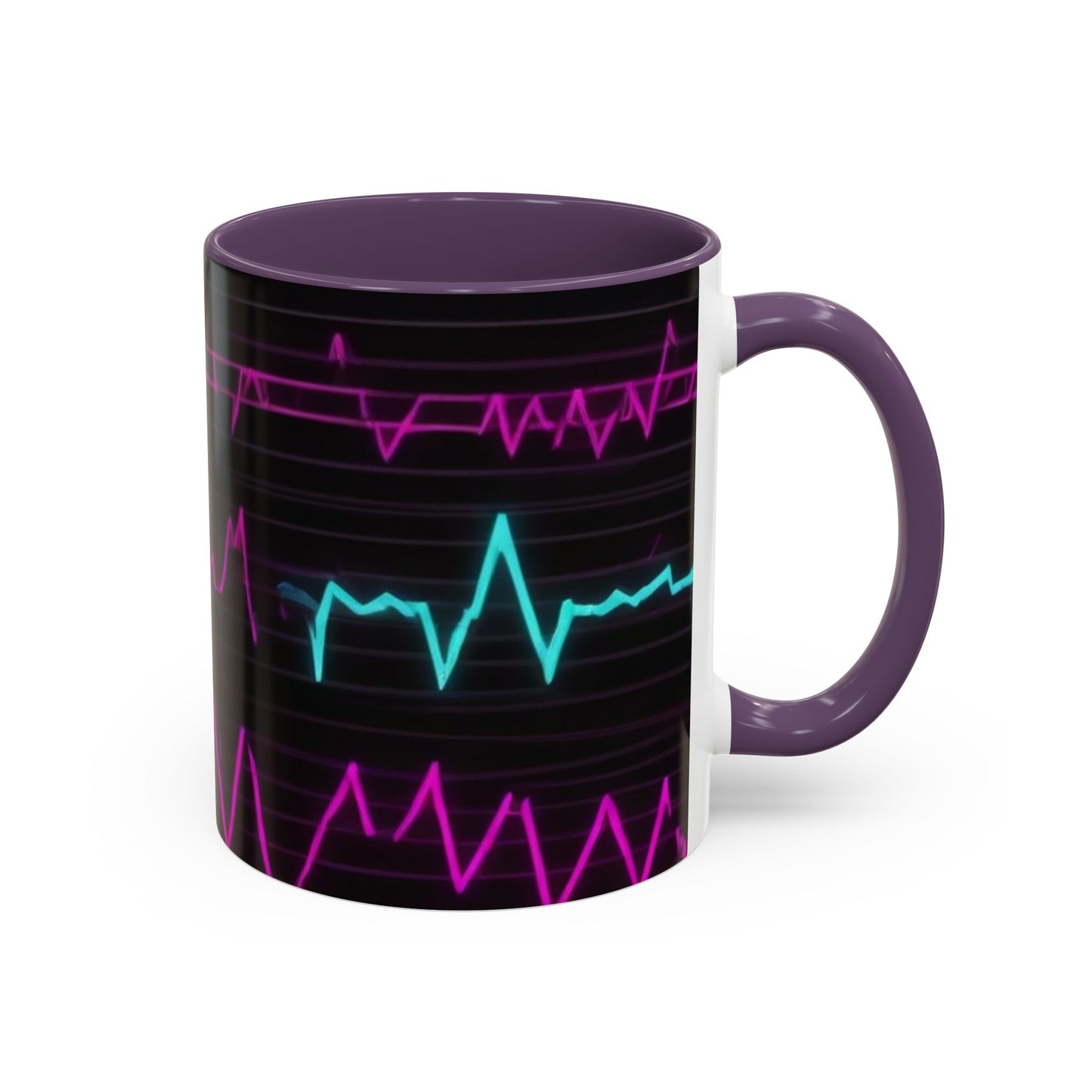 boostlete-boost-mode-pattern-ekg-modern-0111 — Accent Mug 11oz/15oz