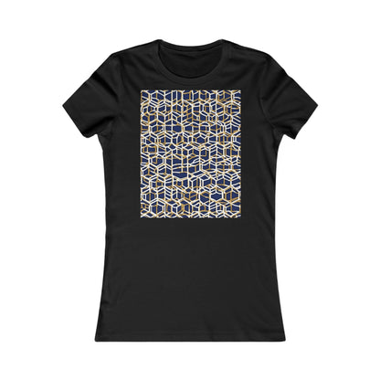 boostlete-am-crew-pattern-hex-industrial-0131 — Women's Favorite Tee (B+C 6004)