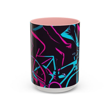 boostlete-rise-grind-scene-cyclist-outline-vector-0868 — Accent Mug 11/15oz
