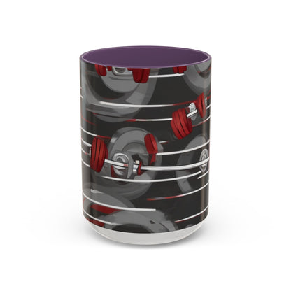 boostlete-rise-grind-icon-barbell-matte-vector-0138 — Accent Mug 11oz/15oz