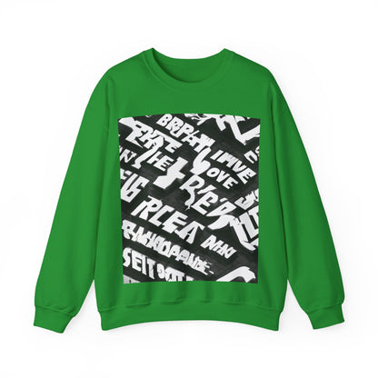 boostlete-pr-season-type-breathe-move-repeat-split-isometric-0017 — Unisex Heavy Blend Crewneck Sweatshirt (Gildan)