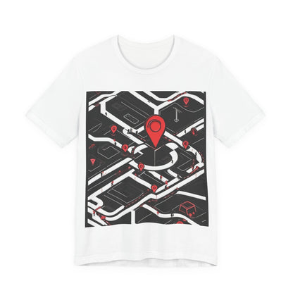 boostlete-am-crew-icon-map-matte-isometric-0094 — Unisex Jersey Short Sleeve (B+C 3001)