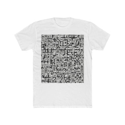 boostlete-boost-mode-pattern-plate-number-engraved-0103 — Unisex Cotton Crew Tee (NL 3600)