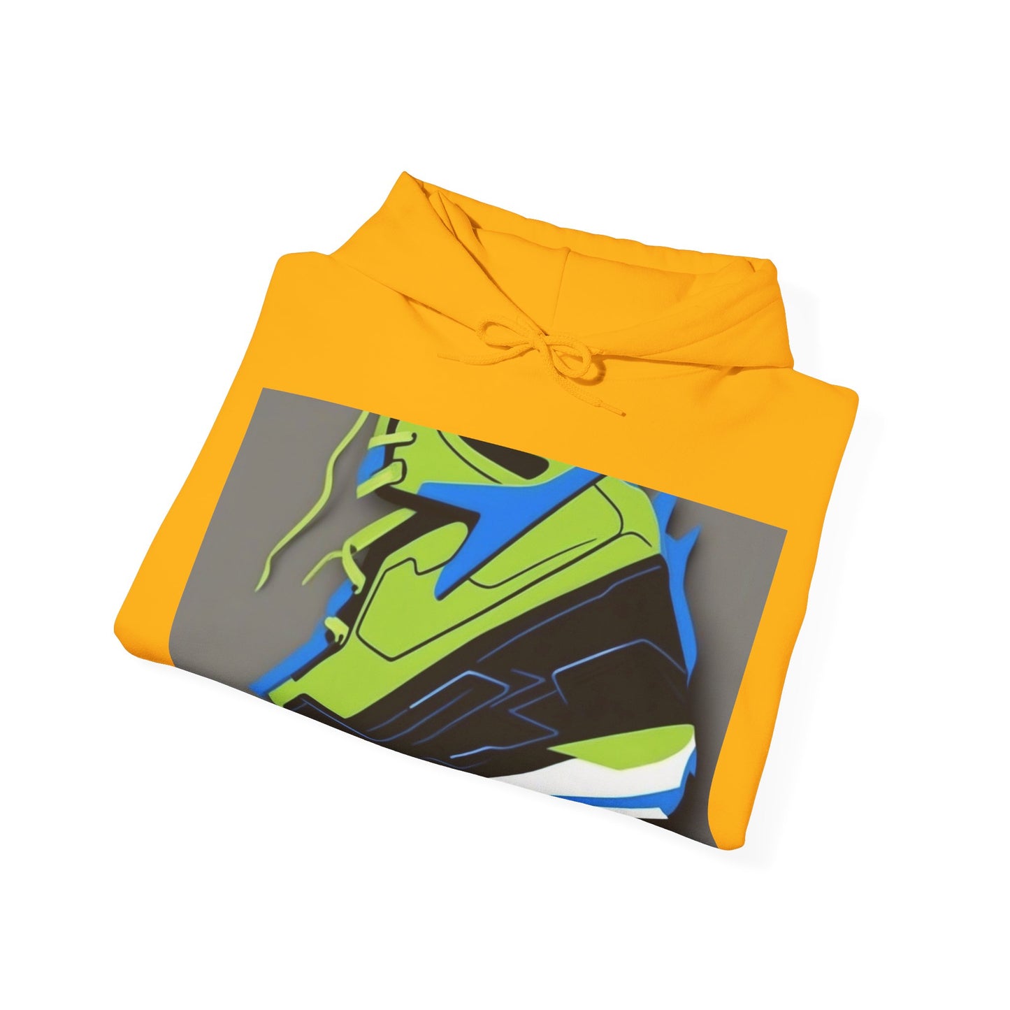 boostlete-quiet-power-icon-sneaker-duotone-paper-0066 — Unisex Heavy Blend Hooded Sweatshirt (Gildan)