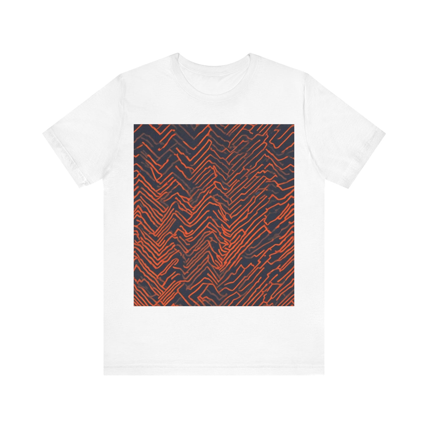 boostlete-field-day-pattern-ekg-modern-0087 — Unisex Jersey Short Sleeve (B+C 3001)