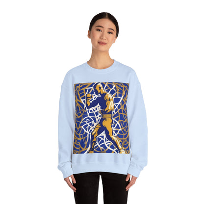 boostlete-field-day-scene-boxer-offset-paper-0776 — Unisex Heavy Blend Crewneck (G18000)