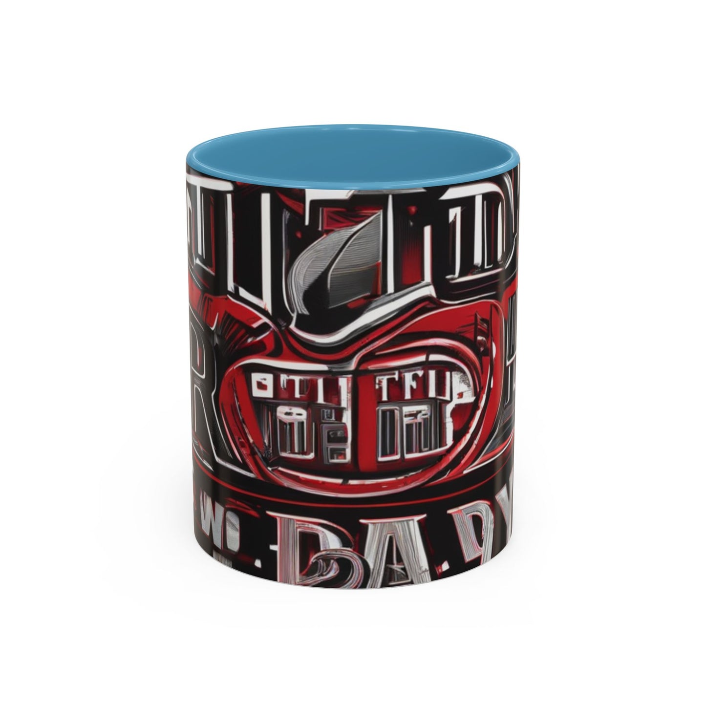 boostlete-boost-mode-type-win-the-day-outline-over-solid-monoline-0477 — Accent Mug 11/15oz
